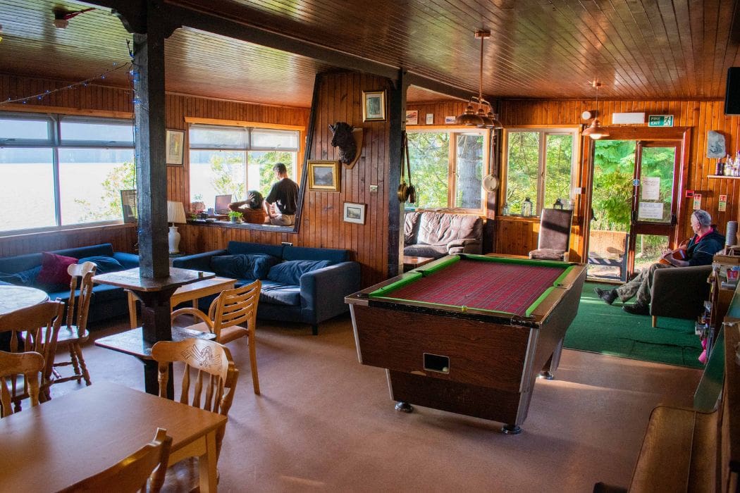 Lochside Hostel lounge